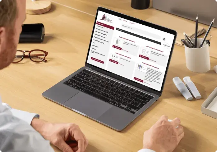 mockup du logiciel V FORT